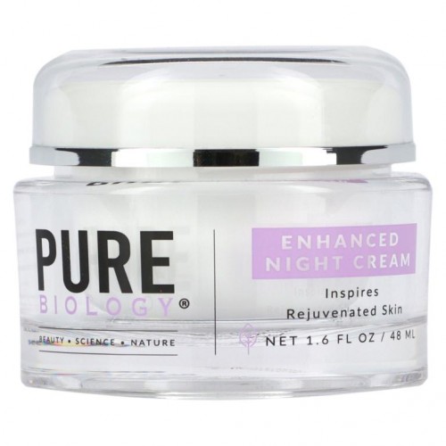 Pure Biology, Enhanced Night Cream, 1.6 fl oz (48 ml)