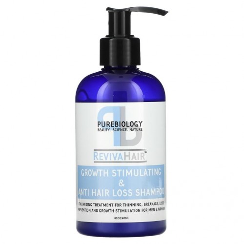 Pure Biology, RevivaHair, 모발 성장 촉진 및 탈모 방지 샴푸, 240ml(8oz)