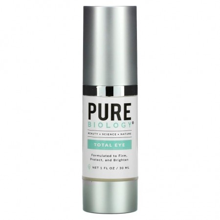 Pure Biology, Total Eye Cream Serum, 1 fl oz (30 ml)