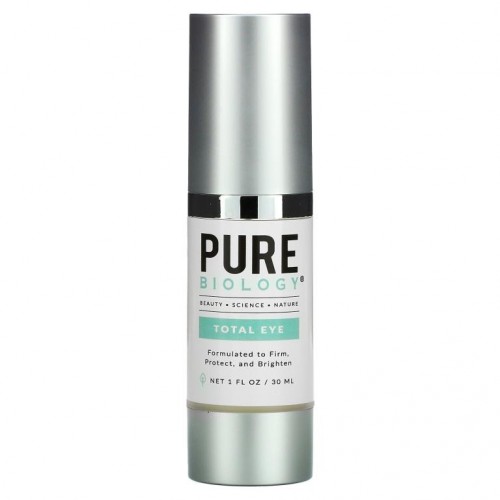 Pure Biology, Total Eye Cream Serum, 1 fl oz (30 ml)
