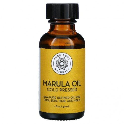 Pure Body Naturals, Marula Oil, Cold Pressed, 1 fl oz (30 ml)