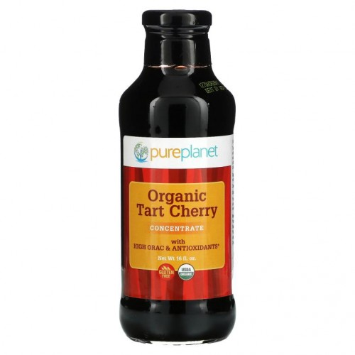 Pure Planet, 유기농 타트 체리, 농축물, 473ml(16fl oz)
