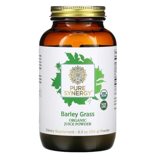 Pure Synergy, 유기농 즙분말, 보리싹, 150g(5.3oz)