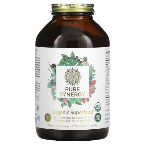 Pure Synergy, 유기농 슈퍼푸드 분말, 354g(12.5oz)
