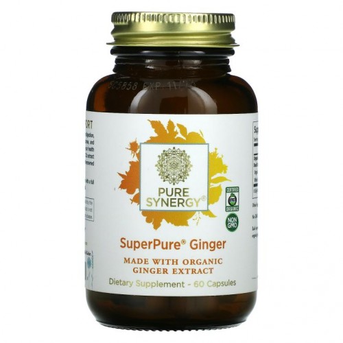 Pure Synergy, SuperPure 생강, 캡슐 60정