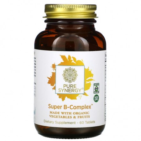 Pure Synergy, 유기농 Super B-Complex, 60정