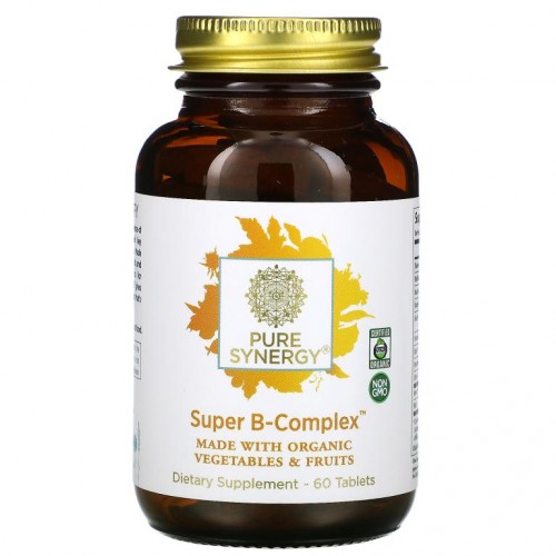 Pure Synergy, 유기농 Super B-Complex, 60정