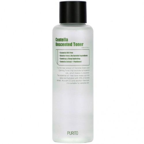 Purito, 병풀 무향 토너, 200ml(6.76fl oz)