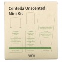 Purito, Centella Unscented Mini Kit, 3 Piece Kit