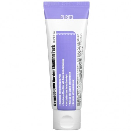Purito, Dermide Cica Barrier Sleeping Pack, 2.70 fl oz (80 ml)