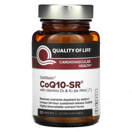Quality of Life Labs, CoQ10-SR, 베지 캡슐 30정