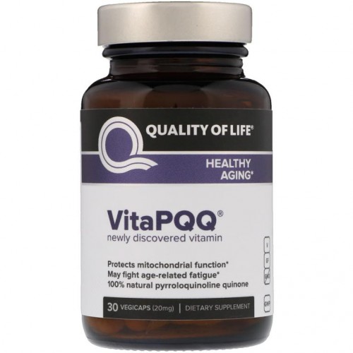 Quality of Life Labs, VitaPQQ, 건강한 노화, 식물성 캡슐 30정