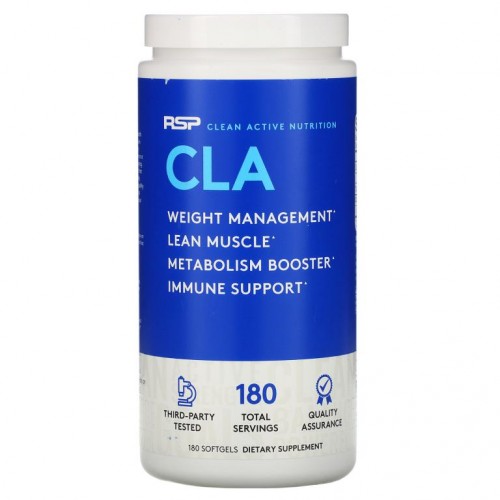 RSP Nutrition, CLA, 체중 관리, 소프트젤 180정