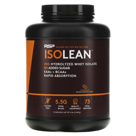 RSP Nutrition, Isolean, Chocolate, 5 lbs (2,268 g)