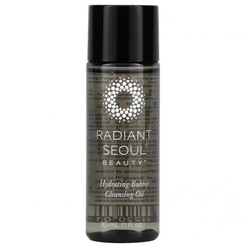 Radiant Seoul, 하이드레이팅 버블 클렌징 오일, 샘플 규격, 30ml(1fl oz)