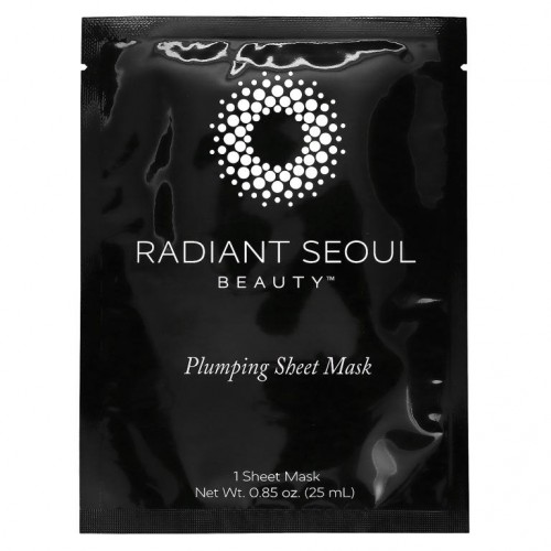 Radiant Seoul, 플럼핑 뷰티 시트 마스크, 시트 마스크 1장, 25ml(0.85oz)