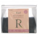 Rael, 재사용 가능 생리용 팬티, 비키니, 엑스트라 라지, 블랙, 1개