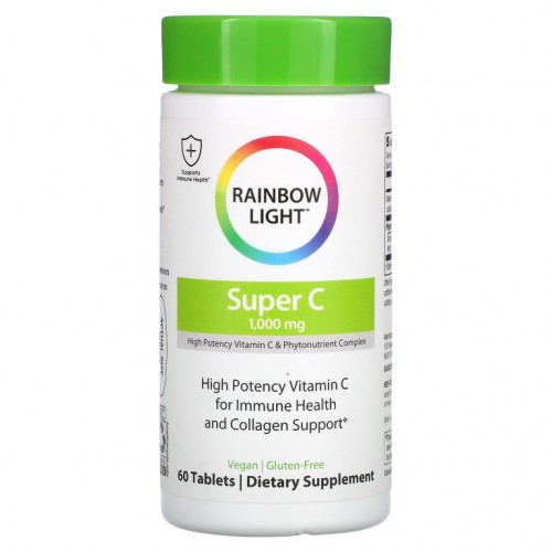 Rainbow Light, 수퍼 C, 1,000 mg, 60 정