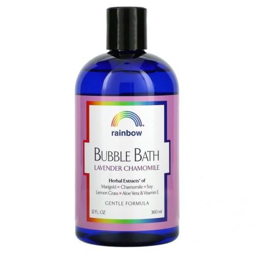 Rainbow Research, 버블 배쓰, 라벤더 카모마일, 360ml(12fl oz)