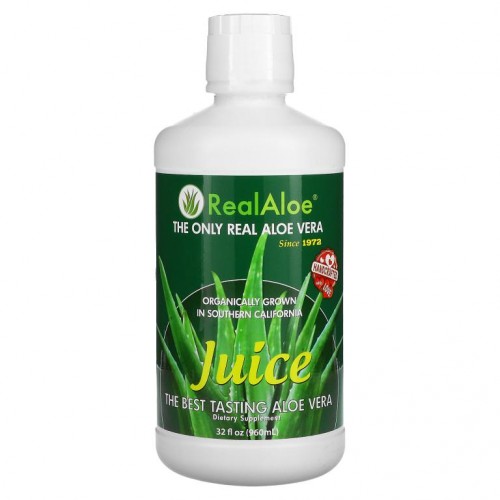 Real Aloe, 알로에 베라 즙, 960ml(32fl oz)