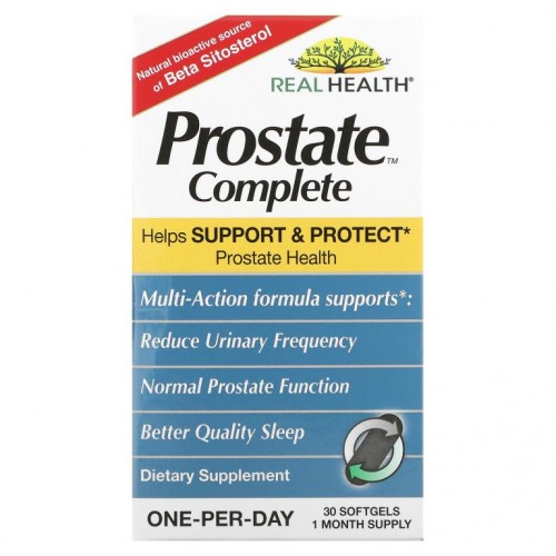 Real Health, Prostate Complete with Saw Palmetto, 소프트젤 30정
