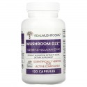 Real Mushrooms, 버섯 D2Z, D2/베타글루칸/아연, 캡슐 120정