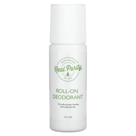 Real Purity, 롤-온 데오드란트, 3 fl oz