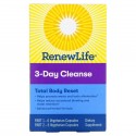 Renew Life, 3-Day Cleanse, 전반적인 신체 회복, 베지 캡슐 12정