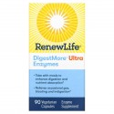 Renew Life, DigestMore 울트라 효소, 식물성 캡슐 90정