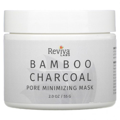 Reviva Labs, 대나무 차콜, 포어 미니마이징 뷰티 마스크, 55g(2oz)
