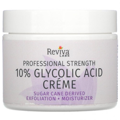Reviva Labs, 10% 글리콜산 크림, 노화 방지, 55g(2.0oz)