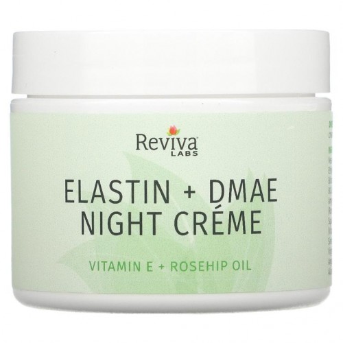 Reviva Labs, 엘라스틴 + DMAE 나이트 크림, 55g(2oz)