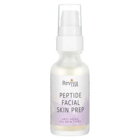 Reviva Labs, 히알루론산 함유 펩티드 페이셜 스킨 프렙, 안티 에이징, 1 fl oz (29.5 ml)