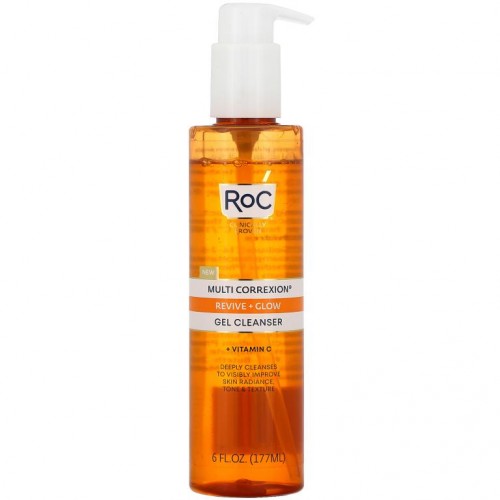 RoC, Multi Correxion, 리바이브 플러스 글로우 젤 클렌저, 비타민C 함유, 177ml(6fl oz)