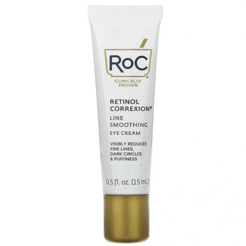 RoC, Retinol Correxion 라인 스무딩 아이 크림, 15ml(0.5oz)