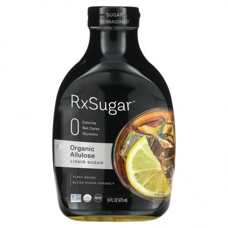 RxSugar, 유기농 알룰로오스 액상 설탕, 473ml(16fl oz)