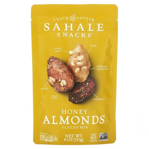Sahale Snacks, 글레이즈드 믹스, 허니 아몬드, 113 g(4 oz)