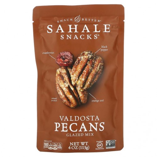 Sahale Snacks, Snack Better, 발도스타 피칸 글레이즈드 믹스, 4 온스 (113 g)