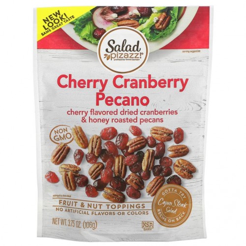 Salad Pizazz!, Fruit & Nut Toppings, Cherry Cranberry Pecano, 3.75 oz (106 g)