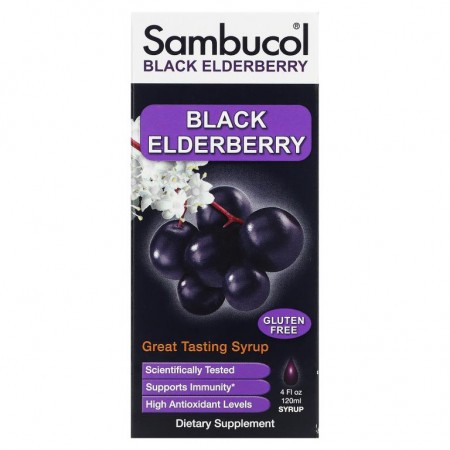Sambucol, 블랙 엘더베리, 오리지널 포뮬러, 4 fl oz (120 ml)