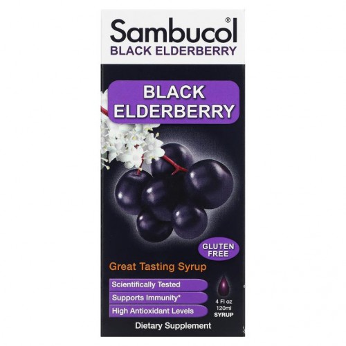 Sambucol, 블랙 엘더베리, 오리지널 포뮬러, 4 fl oz (120 ml)