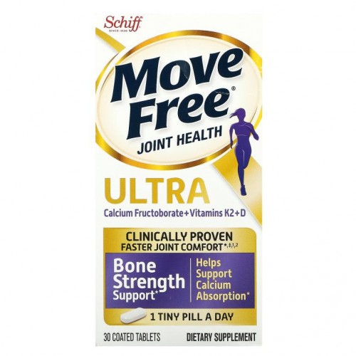 Schiff, Move Free 관절 건강, 울트라, 뼈 강화 지원, 코팅 정제 30정