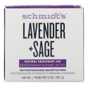 Schmidt's, 천연 데오드란트 용기, 라벤더 + 세이지, 2oz(56.7g)