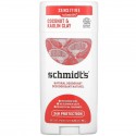 Schmidt's, 천연 데오드란트, 코코넛 및 카올린 클레이, 92g(3.25oz)