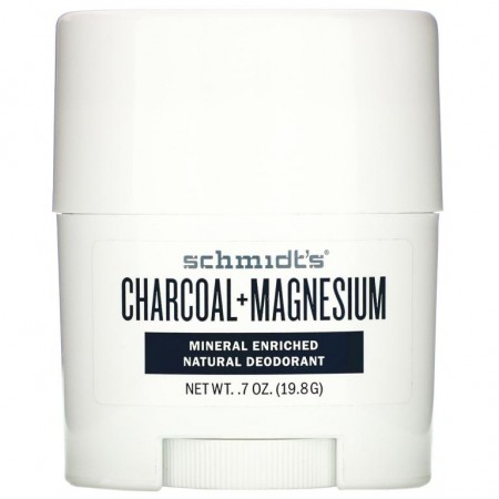 Schmidt's, 천연 데오드란트, Charcoal+Magnesium, .7 oz (19.8 g)