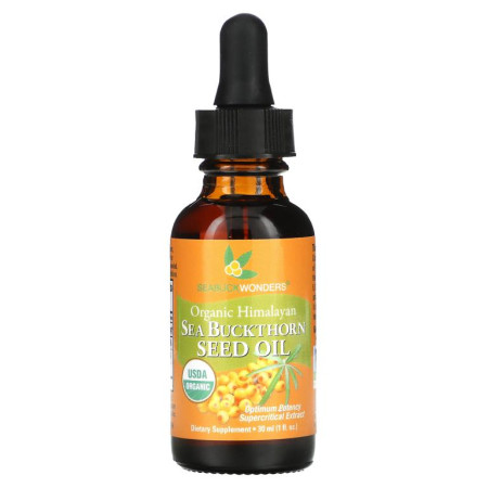 SeaBuckWonders, 유기농 히말라야 산자나무 씨 오일, 30 ml(1 oz)