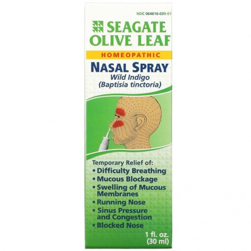 Seagate, 올리브 리프 코 스프레이, 1 fl oz (30 ml)