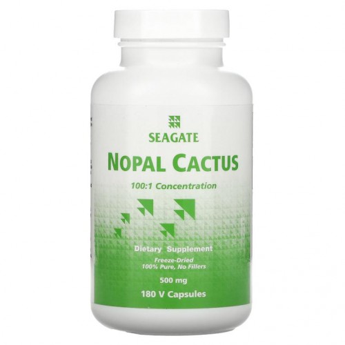 Seagate, 노팔 선인장, 500mg, 베지 캡슐 180정