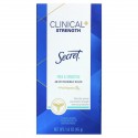 Secret, Clinical + Strength, 땀 억제제, 프리 앤 센시티브, 45g(1.6oz)