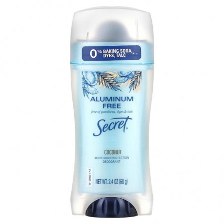 Secret, Deodorant, Coconut, 2.4 oz (68 g)